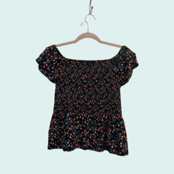 Floral Off-Shoulder Top - Picture 1 of 5